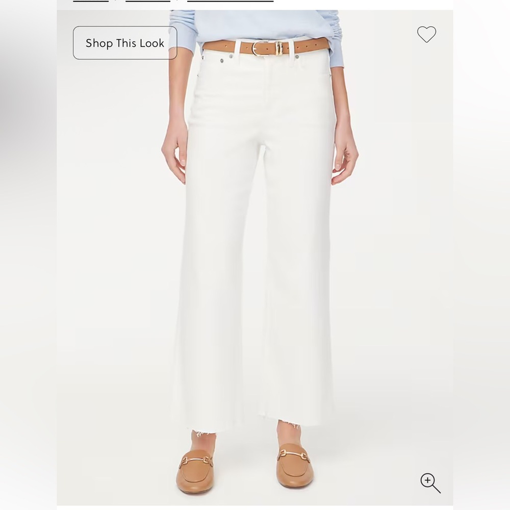 NWT J. Crew Wide-Leg Jean in all-day stretch